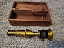 Antique Brass Field Microscope