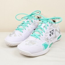 Yonex Women's White Eclipsion Z3 Power Cushion Lace Badminton Shoes UK5.5 EU38