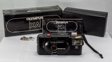 Olympus XA  ,35mm F2.8 Lens  + Olympus A11 Flash . VGC . FULLY FILM TESTED .