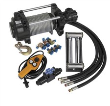 9000lb Hydraulic Winch
