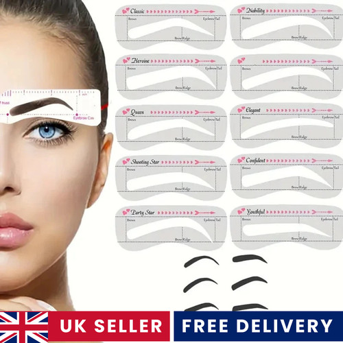 10x eyebrow stencils shaper - 10x,