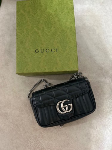 Marmont super mini leather - gg,