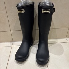 barbour wellingtons, new black