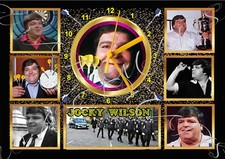 Jocky Wilson Framed Wall Clock