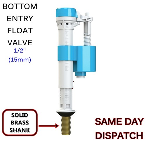 Brass shank bottom entry - 1/2",