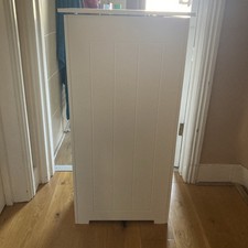 White Laundry Box Wooden