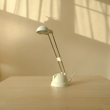 Vintage Ikea Espressivo Adjustable Desk Lamp White Retro 90s Telescopic