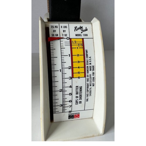 Hanson vintage recipe scale - vintage,
