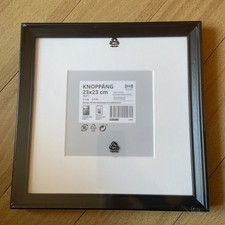 Ikea KNOPPANG Black Frame 23 x 23 cm 9 x 9 in