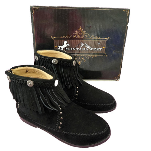 Montana west ankle boots - west, black