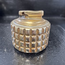 Unusual Vintage Table Lighter With Gilt Decor Untested And Sold As Seen