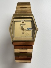Seiko Vintage Watch.  8123-5050 Quartz Gold Plated Mens Watch