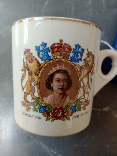 1953 coronation mug - 1953, by
