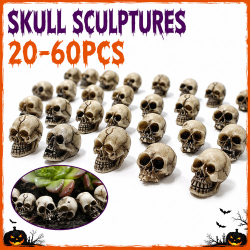 20pcs mini skulls - mini,