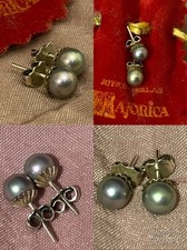 Vintage JOIA de Majorica Grey