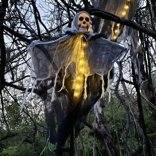 Halloween glowing skull - halloween,