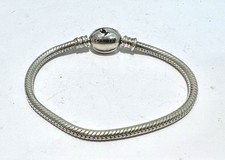 Chamilia 925 Sterling Silver Snake Chain Bracelet, 15cm/6”,11g, 64D