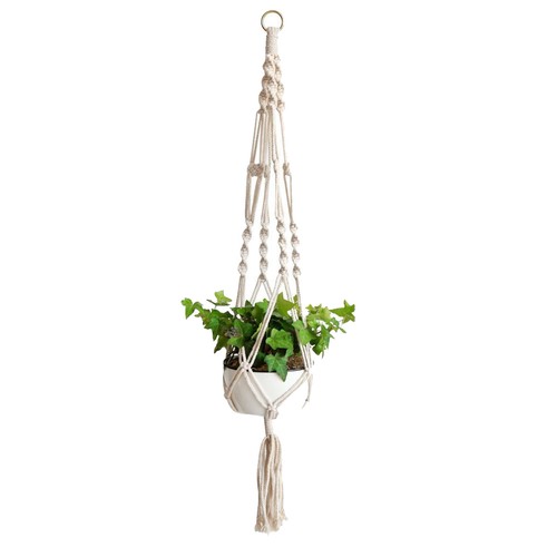 Macrame plant hanger - macrame, indoor
