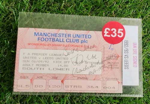 Match ticket manchester united - match,