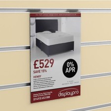 Slatwall Poster Displays Menu