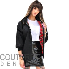 Black Harrington Jacket Tartan