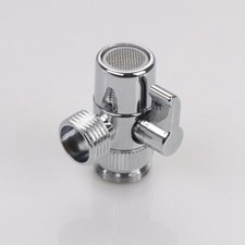 3way Diverter Valve Water Tap Connector Faucet Adapter Kitchen Sink Splitter