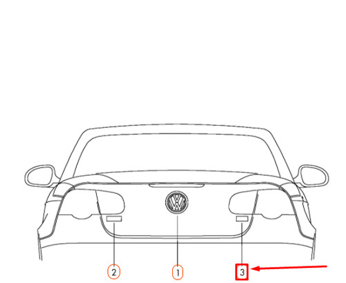 New volkswagen eos rear - volkswagen,