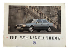 Lancia Thema Brochure 1988 1995cc models