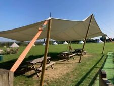 12m x 5m REFURB STRETCH TENT Seat 60+ /PUB/CAFÉ/GARDEN Shade & Rain PVC