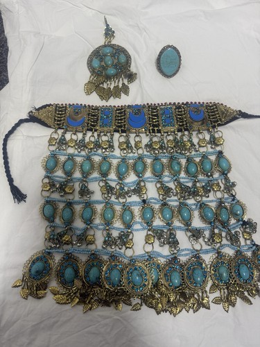 Afghan jewellery set - afghan,