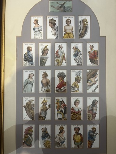 Cigarette cards ships - cigarette,