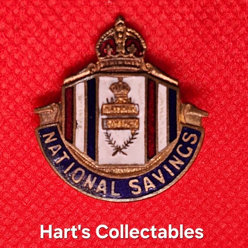 National savings enamel pin - national,