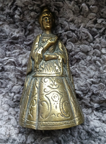 Vintage brass lady - vintage,
