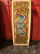 Vintage Hand Painted Fairground Shutter Panel For Hoopla/game Stall 