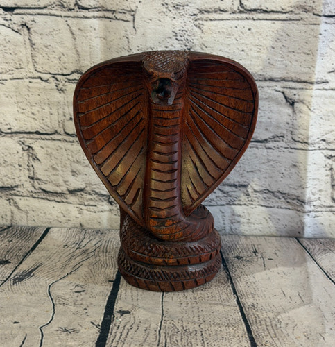 20cm 12cm wooden cobra - x,
