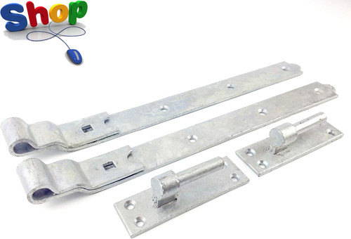 Cranked gate hinges heavy - gate,