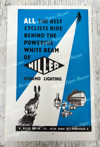 Miller dynamo lighting - dynamo,