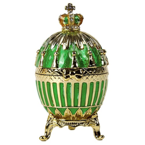 Crowned faberge egg - 3.5",
