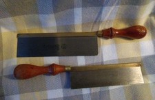 X2 ,  TYZACK , VINTAGE BRASS BACKED DOVETAIL SAWS