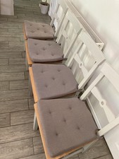 4x IKEA,grey,dining table,seat pads-TAKE A LOOK