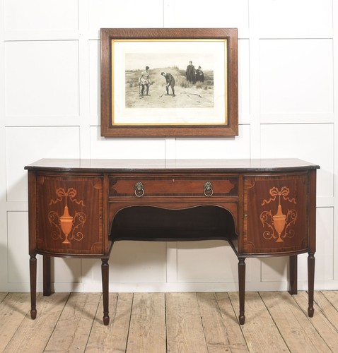 Inlaid mahogany sideboard - inlaid, |