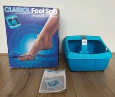 Vintage Kitsch 80s Clairol FF-1 Foot Spa  In Box Working Retro
