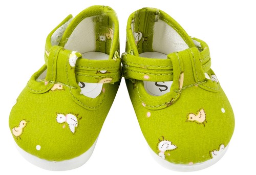 Green chick shoes frilly - chick, by