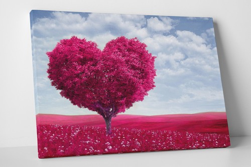 Heart shaped tree red - tree,