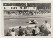 Private Photo Of Motorcycle & Sidecar Racing At Brands Hatch, Dated 1965 To Rev
