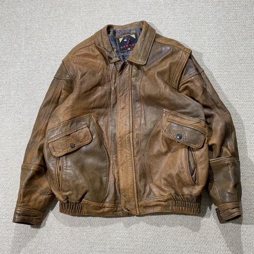 Vintage sardar leather bomber - sardar,