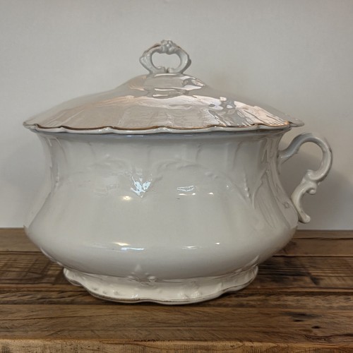 Antique white ironstone - antique,