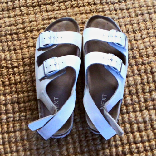 Next girls white strappy - girls,
