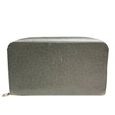 LOUIS VUITTON Louis Vuitton Zippy XL M44275 CA1136 Taiga Ardoise Long Wallet Clu
