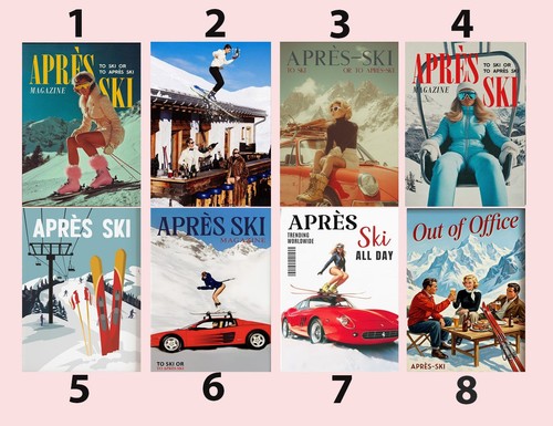 Vintage après ski magazine - ski,